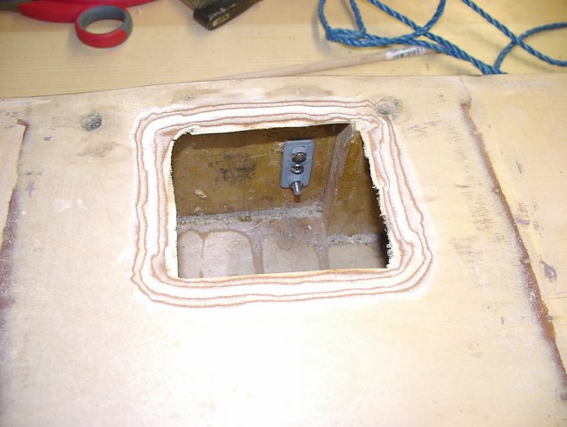 Höhenruder Reparatur